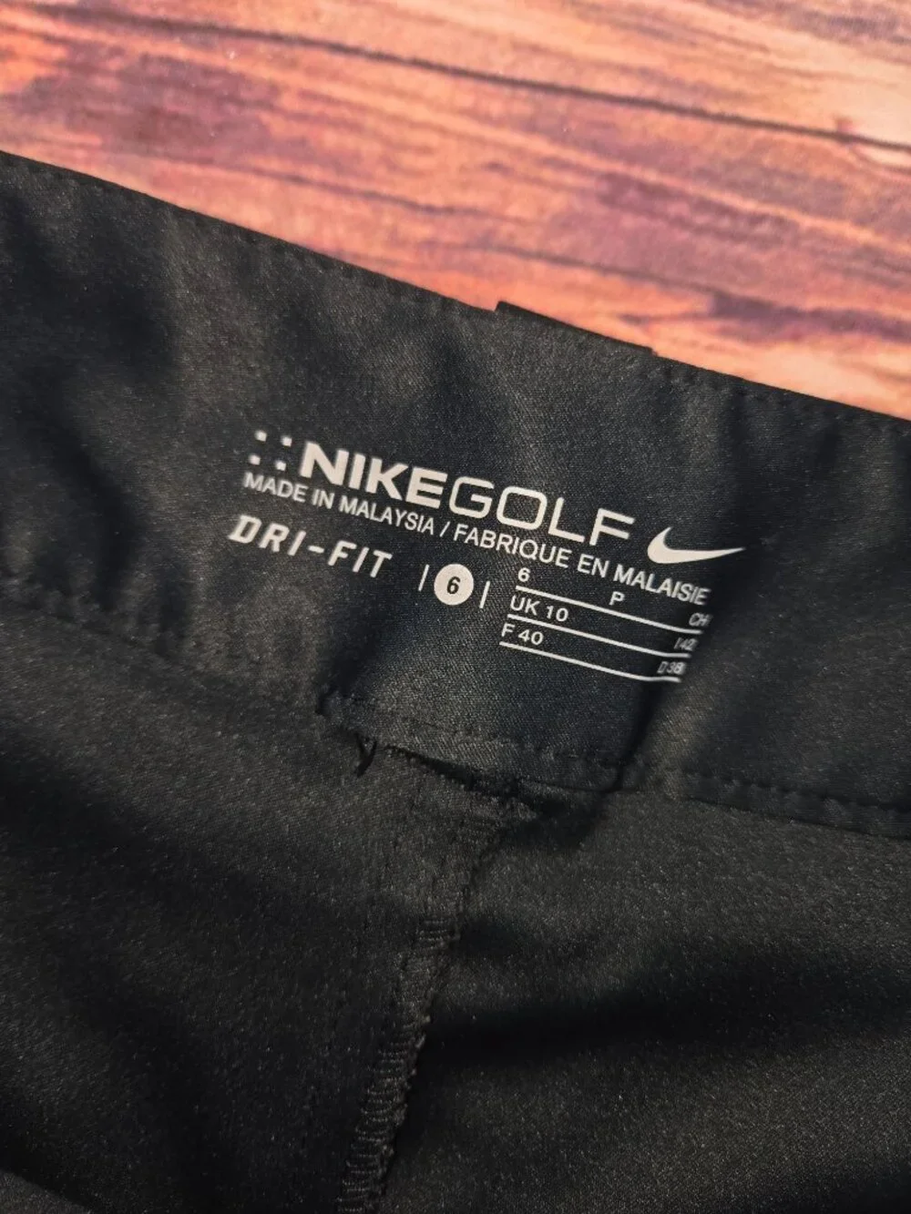 Nike Golf Black Dri-Fit Skort Womens Athletic Skirt Size 6